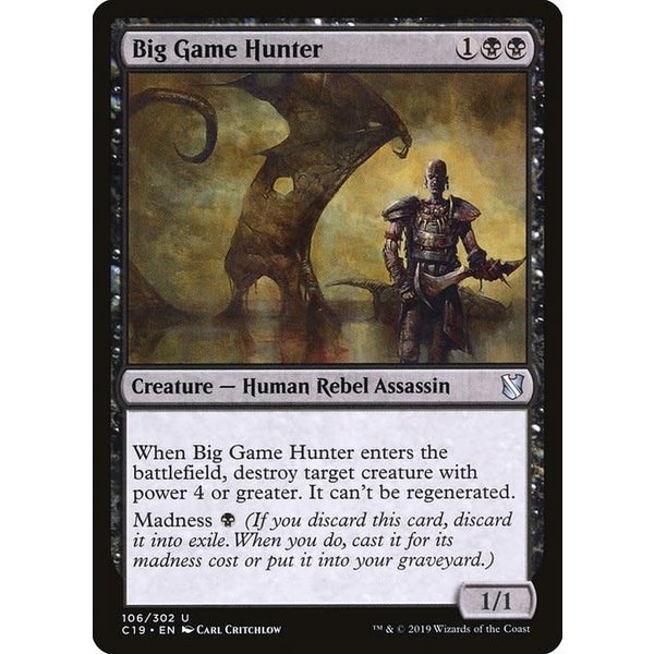 Magic: The Gathering Big Game Hunter (106) Lightly Played