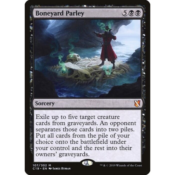 Magic: The Gathering Boneyard Parley (107) Lightly Played