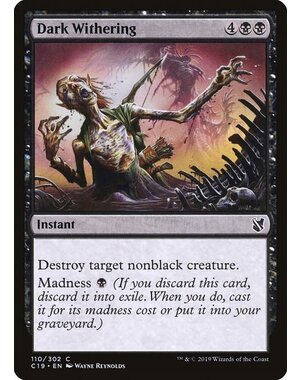 Magic: The Gathering Dark Withering (110) Lightly Played