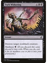 Magic: The Gathering Dark Withering (110) Moderately Played