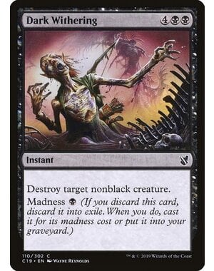 Magic: The Gathering Dark Withering (110) Moderately Played
