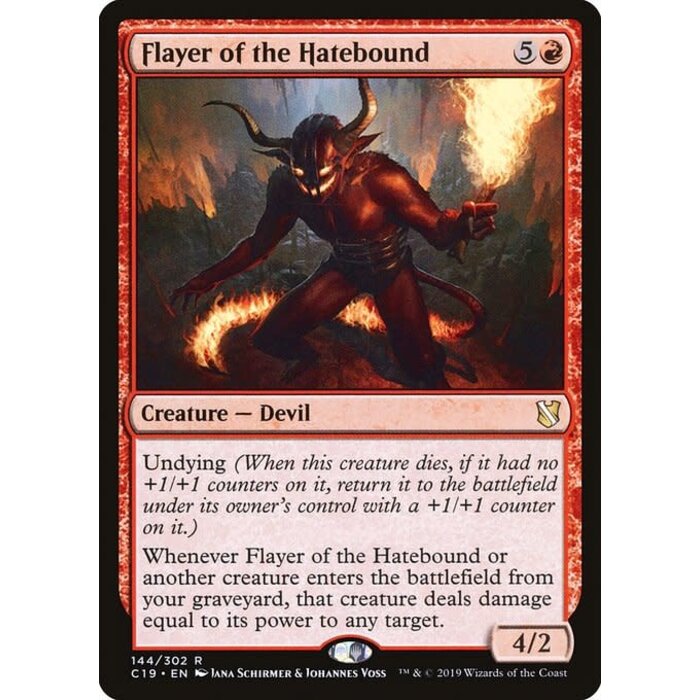 Magic: The Gathering Flayer of the Hatebound (144) Lightly Played