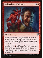 Magic: The Gathering Malevolent Whispers (150) Lightly Played