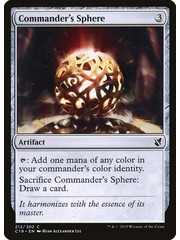 Magic: The Gathering Commander's Sphere (212) Lightly Played