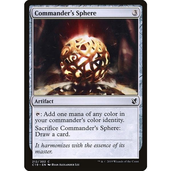 Magic: The Gathering Commander's Sphere (212) Lightly Played