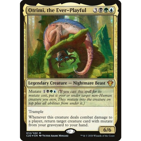 Magic: The Gathering Otrimi, the Ever-Playful (012) Lightly Played Foil