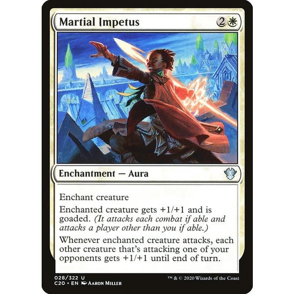 Magic: The Gathering Martial Impetus (028) Lightly Played