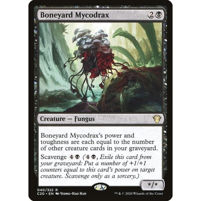 Magic: The Gathering Boneyard Mycodrax (040) Lightly Played