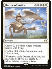 Magic: The Gathering Decree of Justice (085) Lightly Played