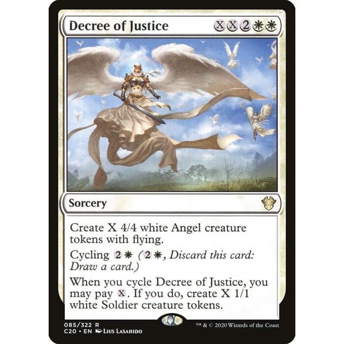 Magic: The Gathering Decree of Justice (085) Lightly Played