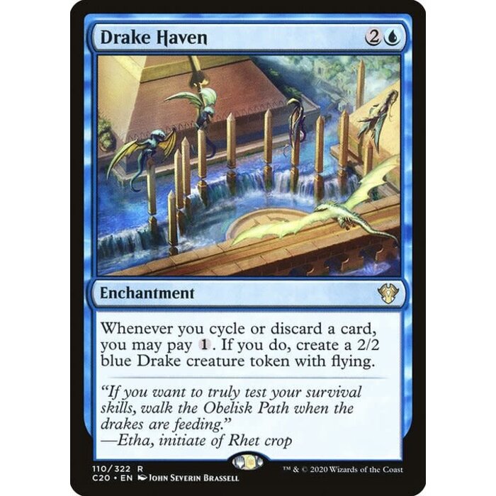 Magic: The Gathering Drake Haven (110) Lightly Played