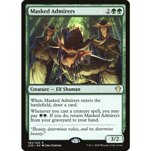 Magic: The Gathering Masked Admirers (183) Lightly Played