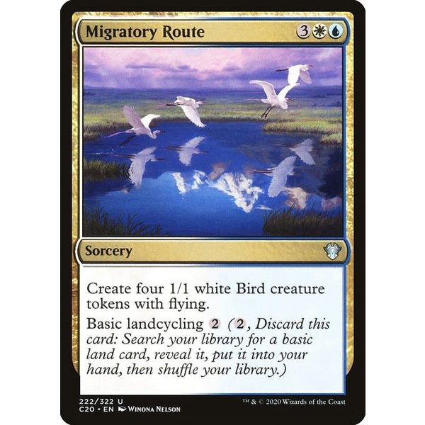 Magic: The Gathering Migratory Route (222) Lightly Played