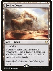 Magic: The Gathering Hostile Desert (281) Lightly Played