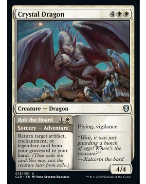 Magic: The Gathering Crystal Dragon (013) Near Mint Foil