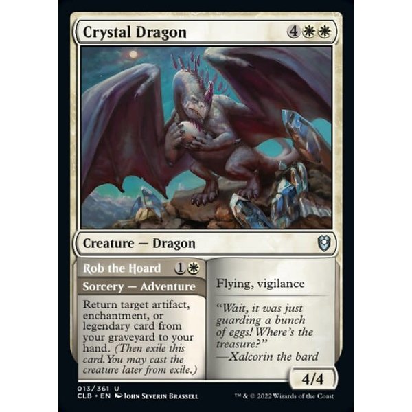 Magic: The Gathering Crystal Dragon (013) Near Mint Foil
