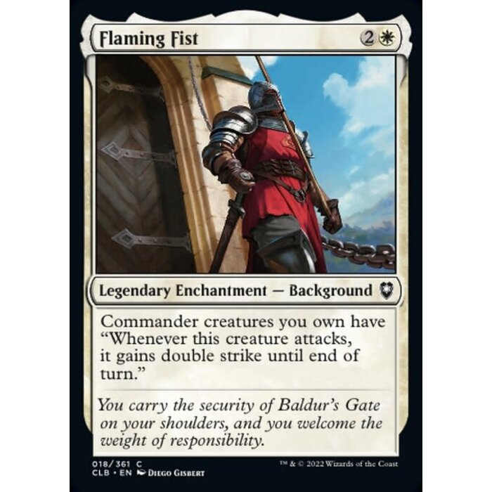 Magic: The Gathering Flaming Fist (018) Near Mint