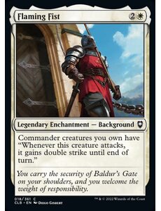 Magic: The Gathering Flaming Fist (018) Near Mint Foil