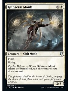 Magic: The Gathering Githzerai Monk (020) Near Mint Foil