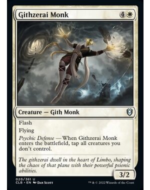 Magic: The Gathering Githzerai Monk (020) Near Mint