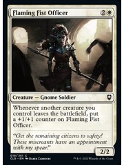 Magic: The Gathering Flaming Fist Officer (019) Near Mint Foil