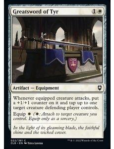 Magic: The Gathering Greatsword of Tyr (022) Near Mint Foil