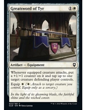 Magic: The Gathering Greatsword of Tyr (022) Near Mint Foil