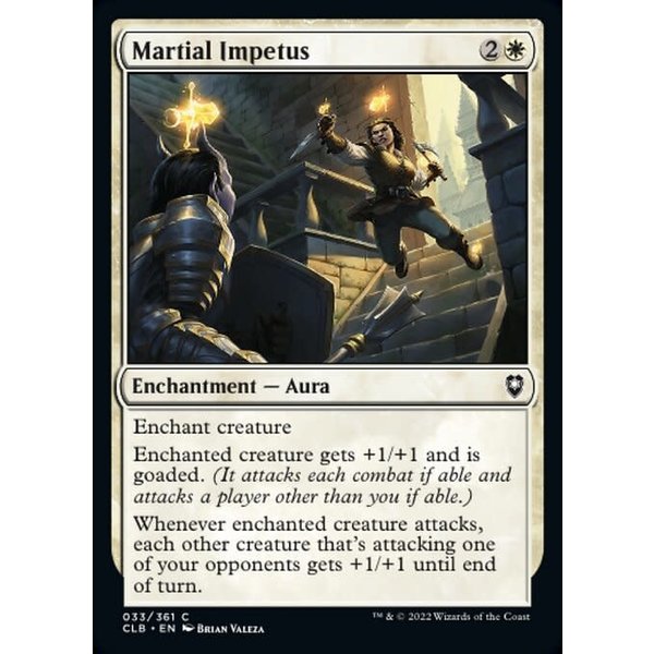 Magic: The Gathering Martial Impetus (033) Near Mint Foil