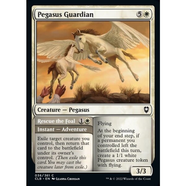 Magic: The Gathering Pegasus Guardian (036) Near Mint Foil