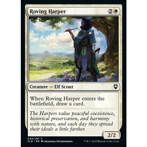 Magic: The Gathering Roving Harper (040) Near Mint Foil