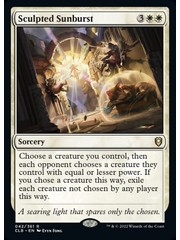 Magic: The Gathering Sculpted Sunburst (042) Near Mint Foil