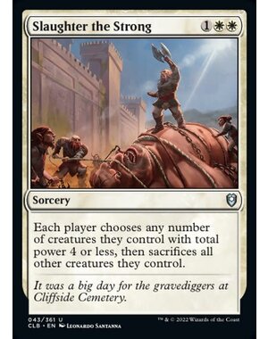 Magic: The Gathering Slaughter the Strong (043) Near Mint Foil