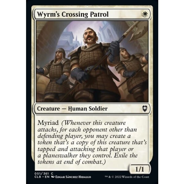 Magic: The Gathering Wyrm's Crossing Patrol (051) Near Mint Foil