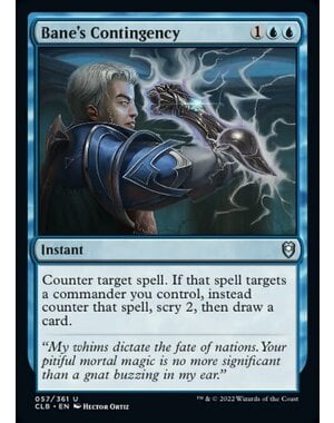 Magic: The Gathering Bane's Contingency (057) Near Mint Foil