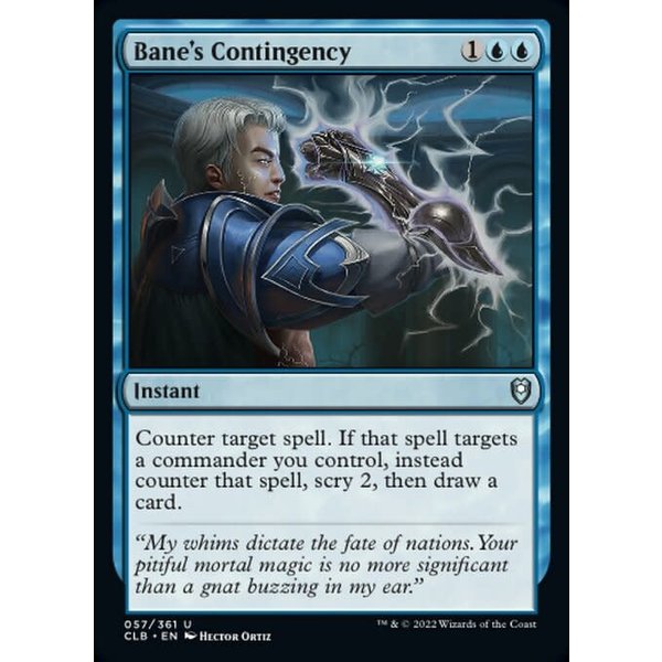 Magic: The Gathering Bane's Contingency (057) Near Mint Foil