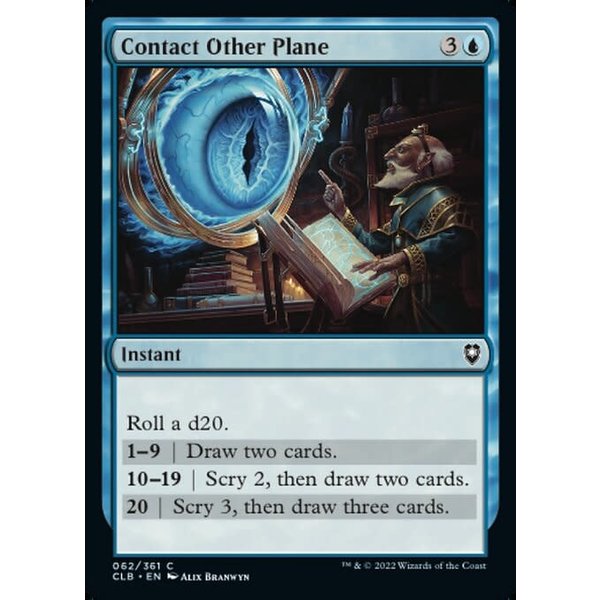 Magic: The Gathering Contact Other Plane (062) Near Mint