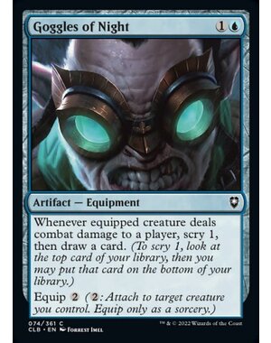 Magic: The Gathering Goggles of Night (074) Near Mint