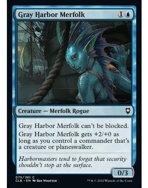 Magic: The Gathering Gray Harbor Merfolk (075) Near Mint