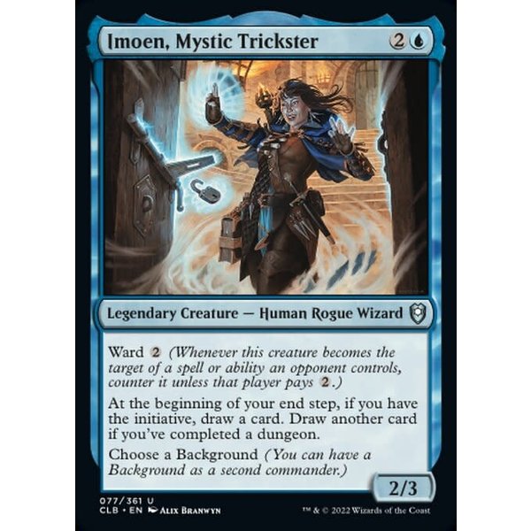 Magic: The Gathering Imoen, Mystic Trickster (077) Near Mint Foil