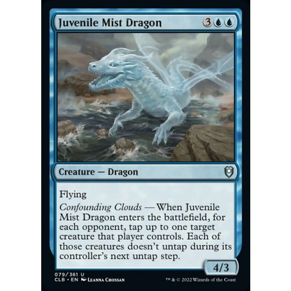 Magic: The Gathering Juvenile Mist Dragon (079) Near Mint