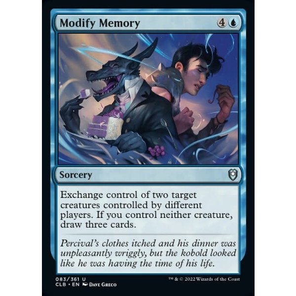 Magic: The Gathering Modify Memory (083) Near Mint Foil