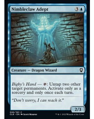 Magic: The Gathering Nimbleclaw Adept (086) Near Mint