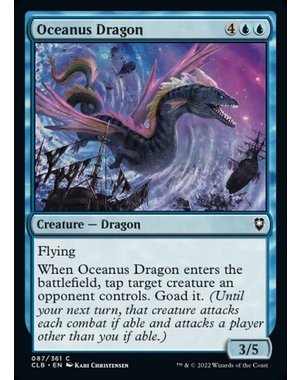 Magic: The Gathering Oceanus Dragon (087) Near Mint