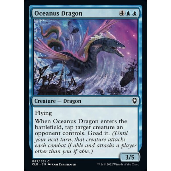 Magic: The Gathering Oceanus Dragon (087) Near Mint