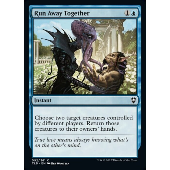 Magic: The Gathering Run Away Together (092) Near Mint Foil