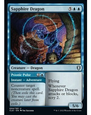 Magic: The Gathering Sapphire Dragon (094) Near Mint