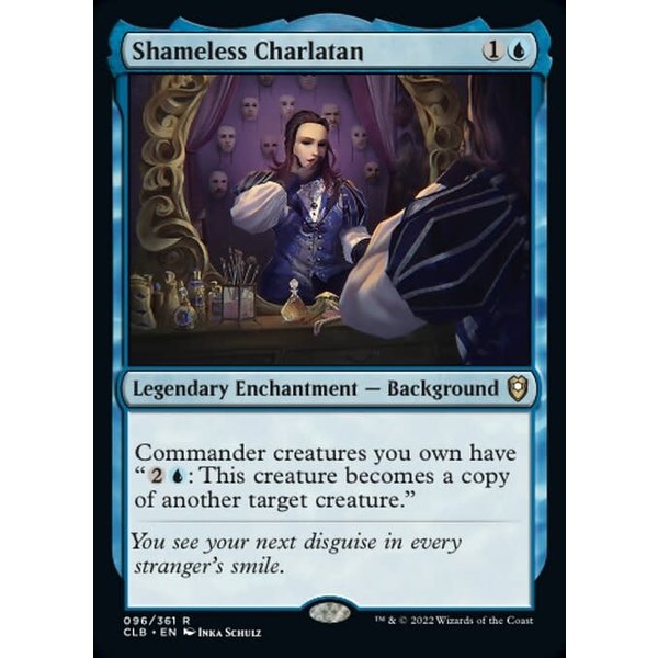 Magic: The Gathering Shameless Charlatan (096) Near Mint Foil