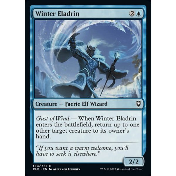 Magic: The Gathering Winter Eladrin (104) Near Mint Foil