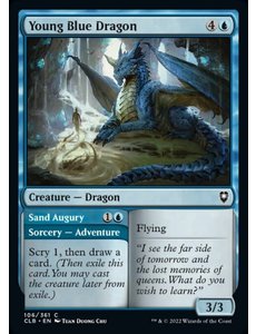 Magic: The Gathering Young Blue Dragon (106) Near Mint Foil