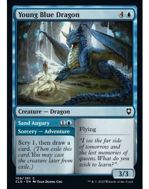Magic: The Gathering Young Blue Dragon (106) Near Mint Foil